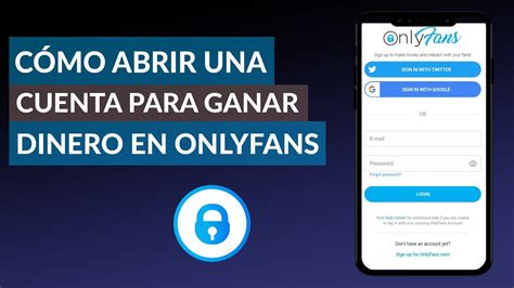 como abrir una cuenta en onlyfans para ganar dinero|OnlyFans: Como Crear cuenta para ganar dinero 